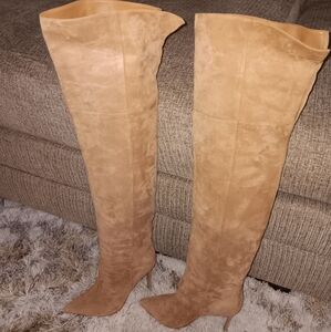 Lerre Italian Thigh High Suede Boots